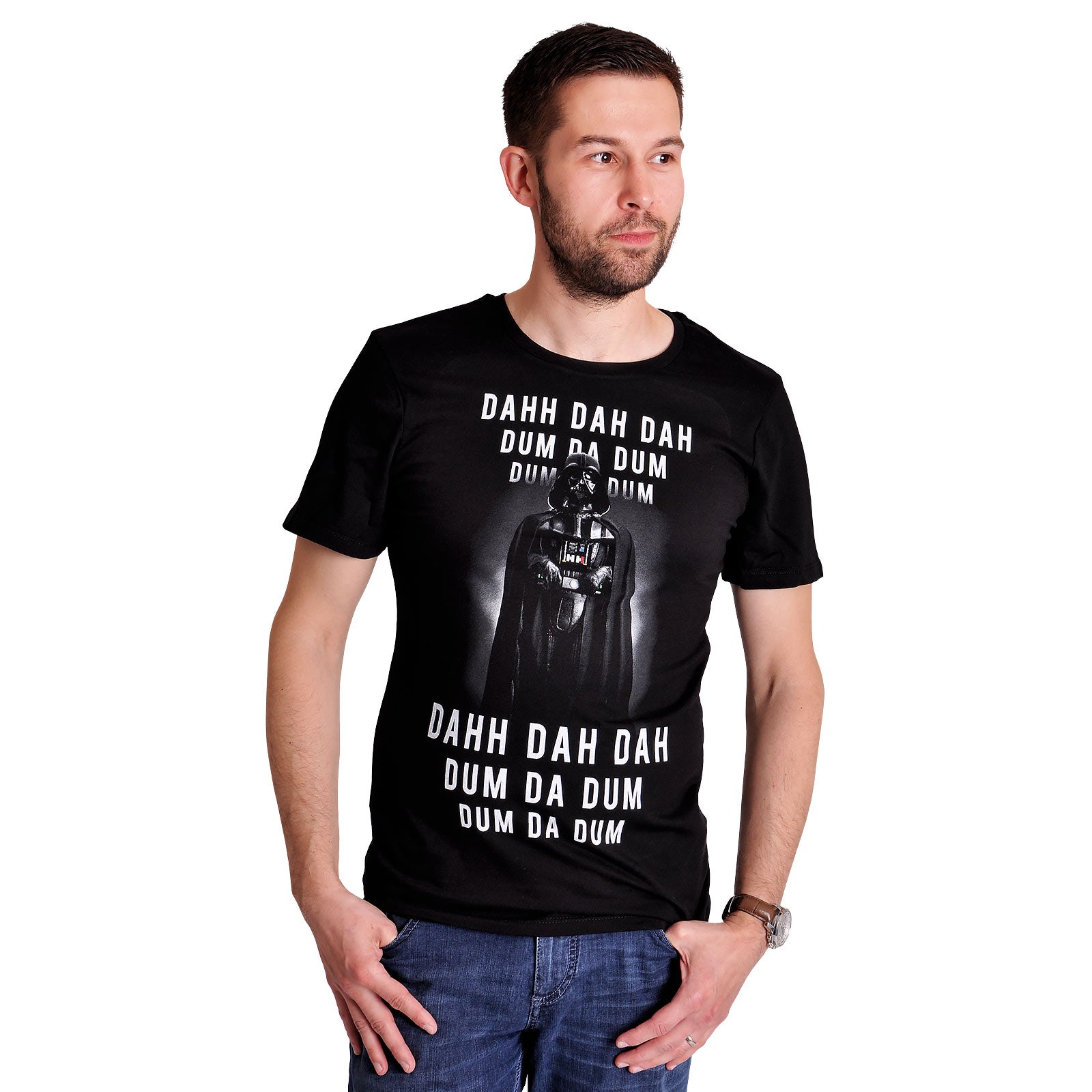 Image produit Star Wars - T-shirt noir Darth Vader Imperial March