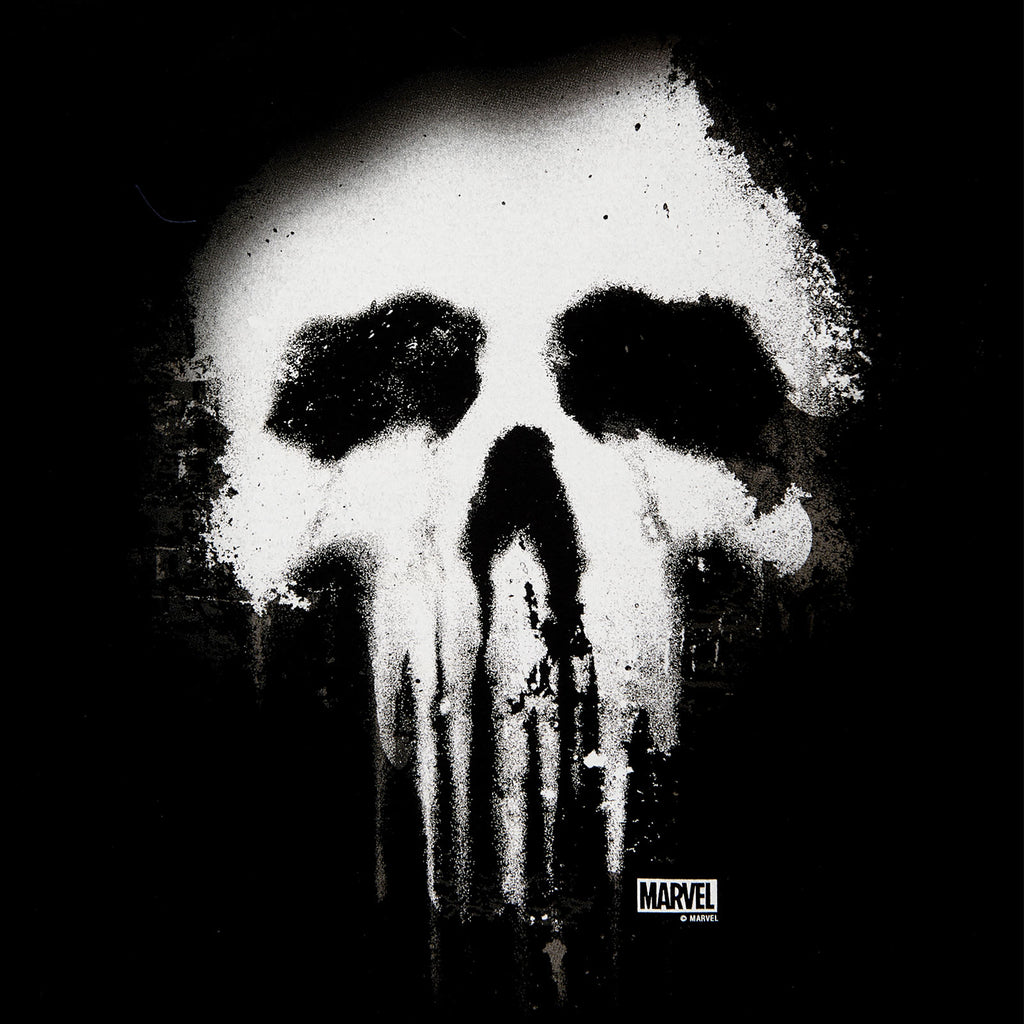 Produktbild Punisher - Faded Skull Logo T-Shirt schwarz