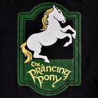 Produktbild Der Herr der Ringe - Zum Tänzelnden Pony Logo T-Shirt schwarz