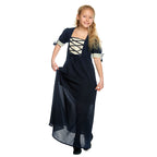 Produktbild Mittelalter Sommer Kleid Kinder blau beige