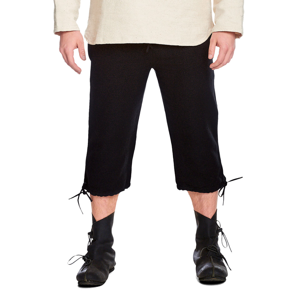 Image produit Pantalon médiéval à genoux Veli noir