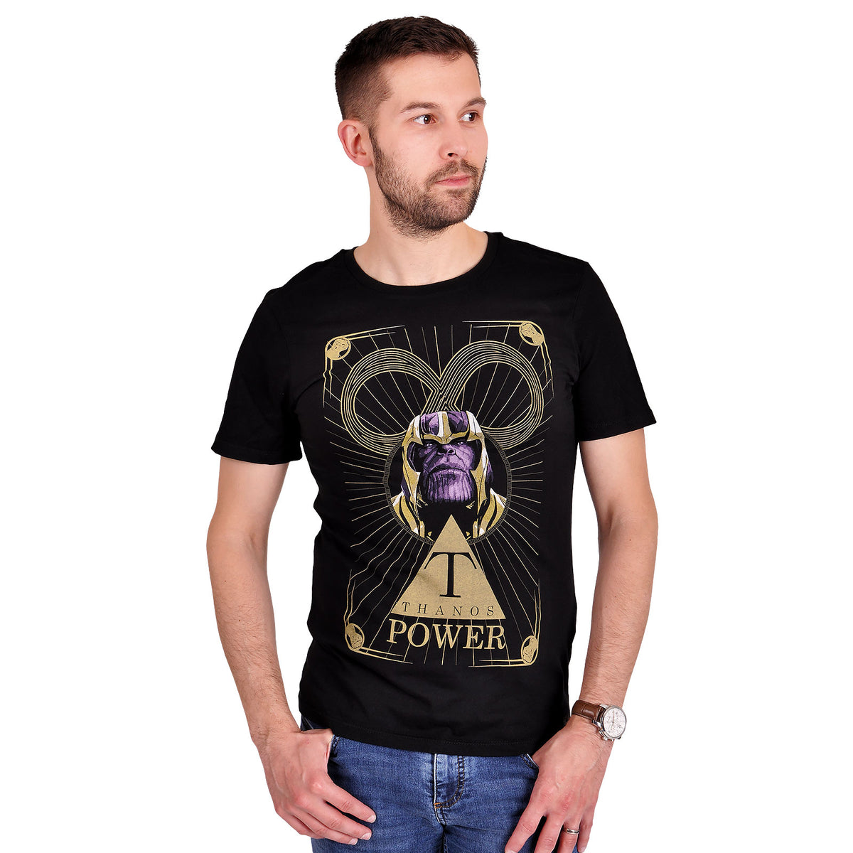 Productafbeelding Avengers - Thanos Power T-Shirt zwart