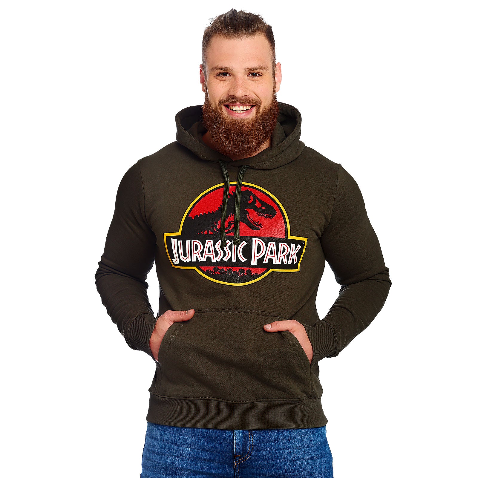 Produktbild Jurassic Park - Logo Hoodie grün