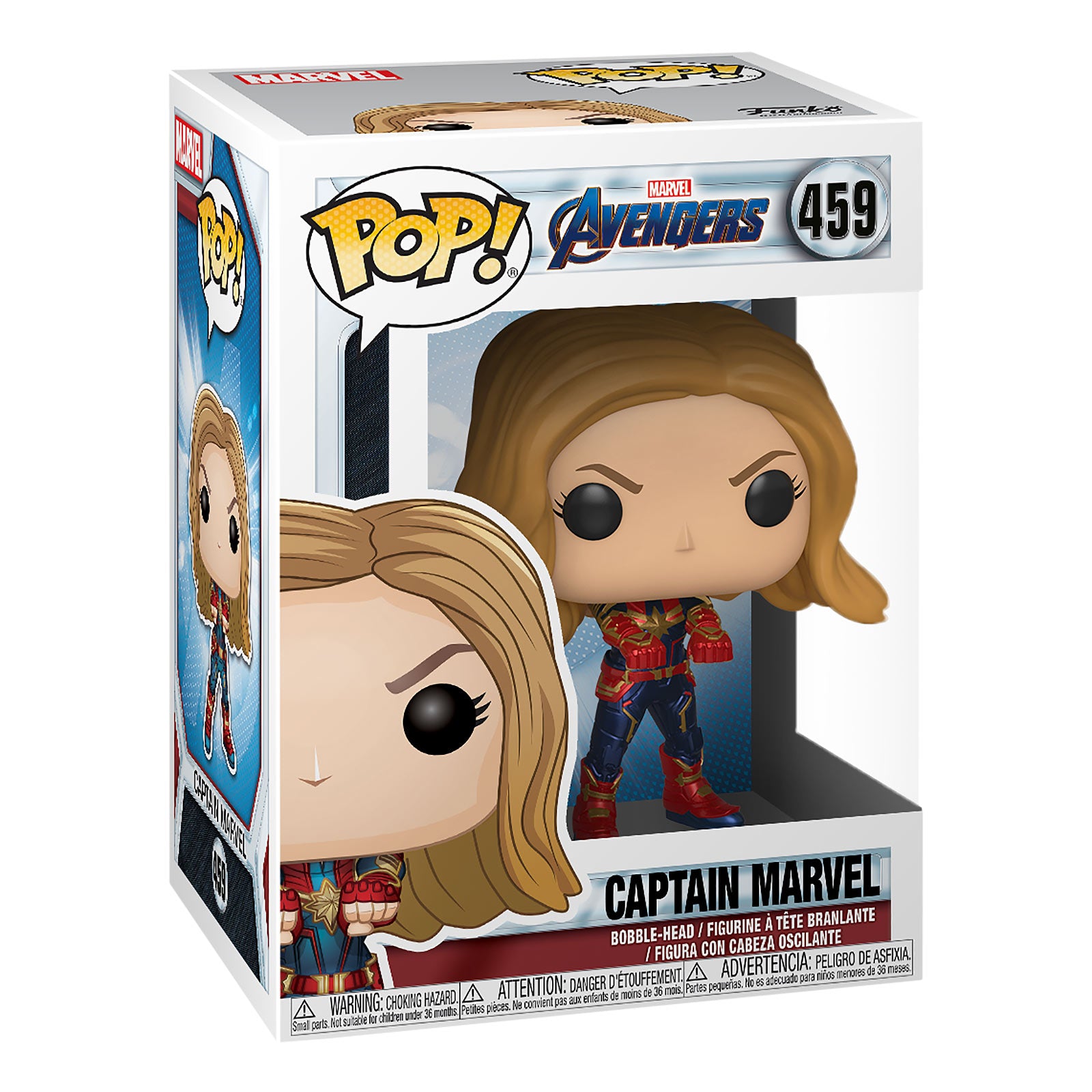 Image produit Avengers - Captain Marvel Endgame Figurine Funko Pop à tête branlante