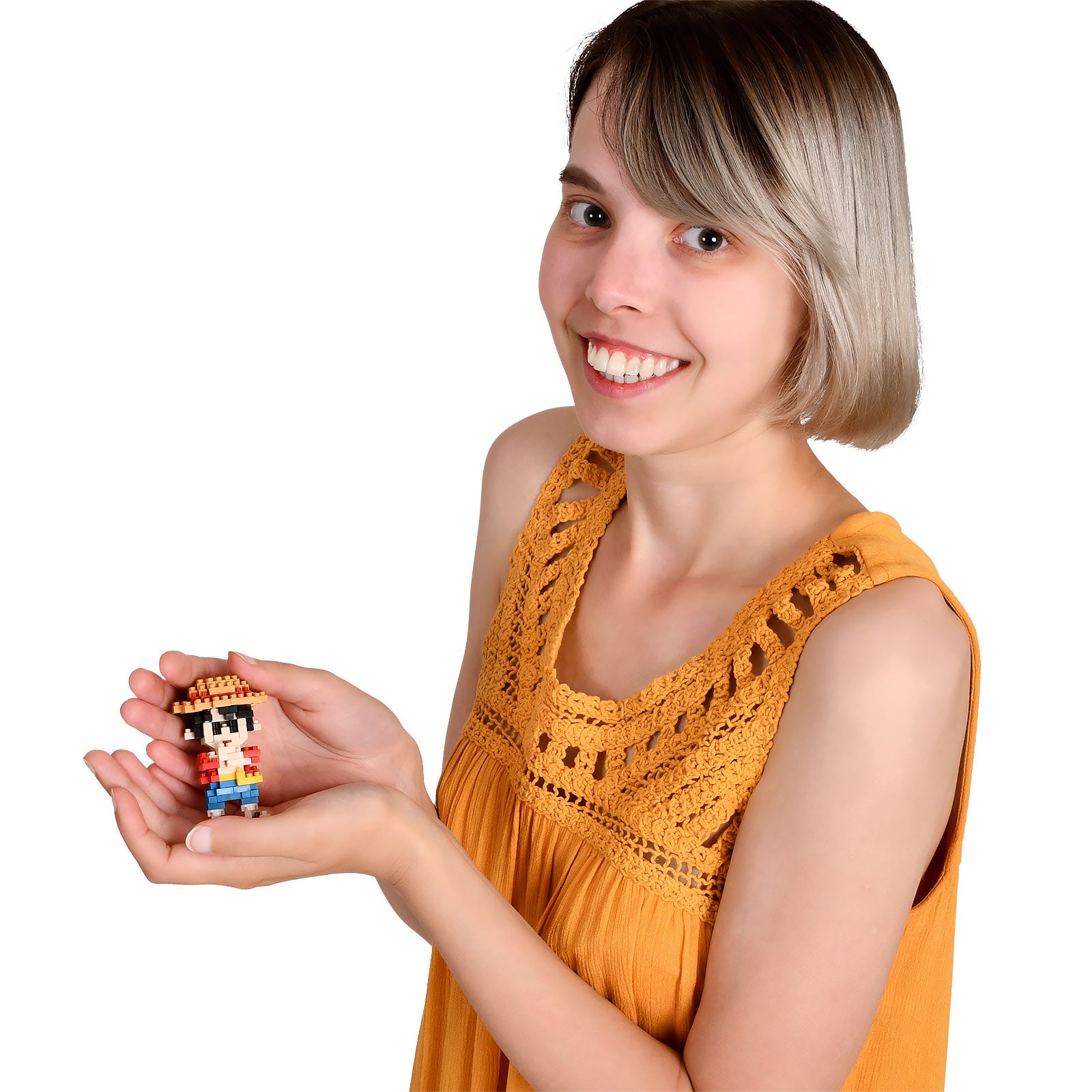 Produktbild One Piece - Luffy nanoblock Mini Baustein Figur