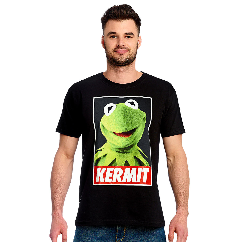 Produktbild Muppets - Kermit Poster T-Shirt schwarz