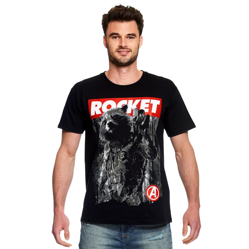 Produktbild Avengers - Rocket Raccoon T-Shirt schwarz