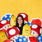 Image produit Super Mario - Super Champignon Peluche Figurine XL