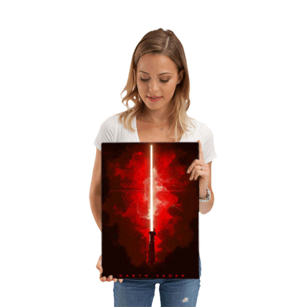 Productafbeelding Star Wars - Darth Vader Lichtzwaard Metalen Poster