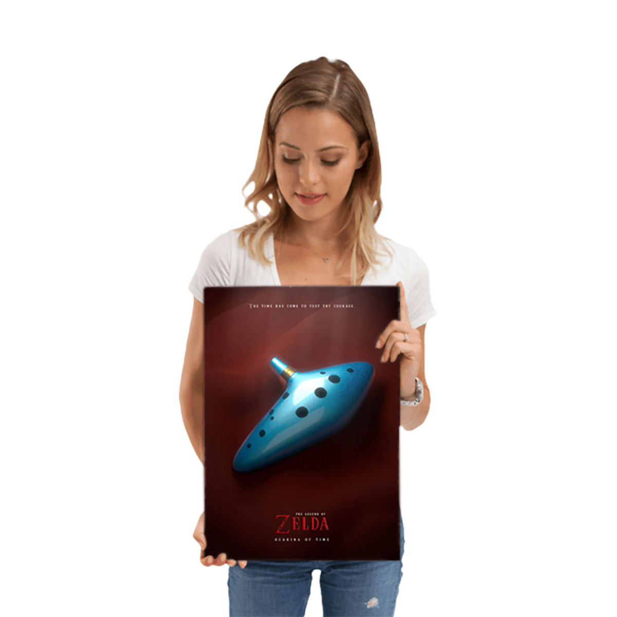 Image produit Poster en métal Ocarina of Time pour les fans de Zelda
