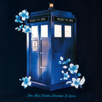 Produktbild Doctor Who - Floral Tardis T-Shirt Damen blau