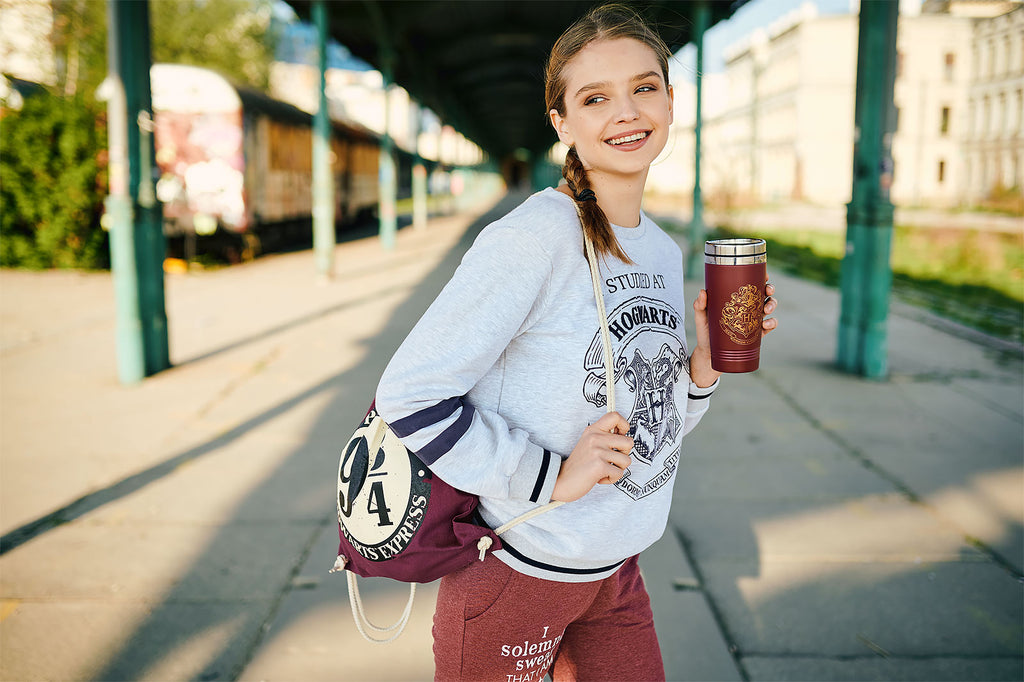 Productafbeelding Harry Potter - Ik heb gestudeerd aan Hogwarts Dames Sweater grijs