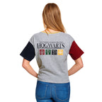 Productafbeelding Harry Potter - Hogwarts Crop Top Dames Grijs
