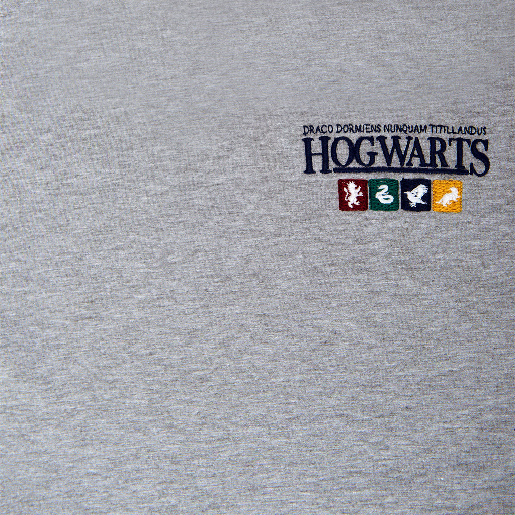 Productafbeelding Harry Potter - Hogwarts Crop Top Dames Grijs