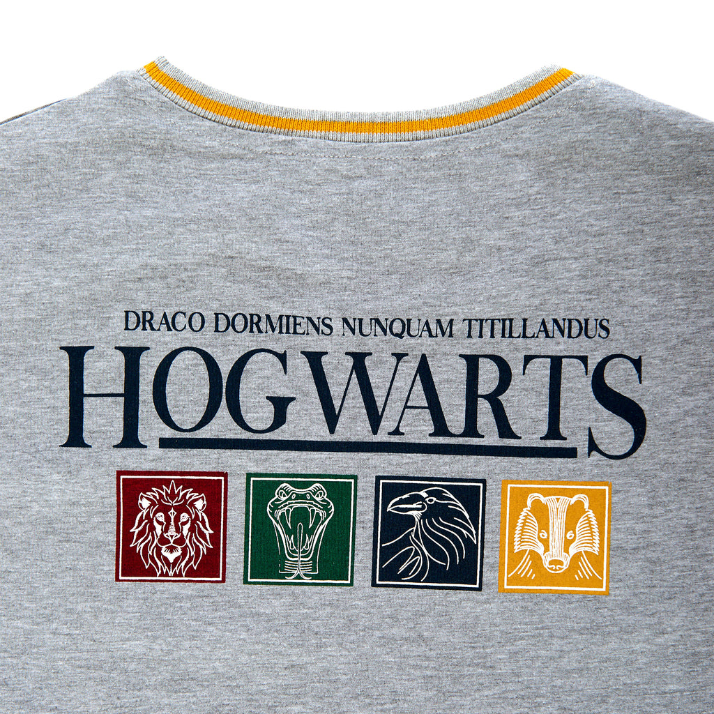 Productafbeelding Harry Potter - Hogwarts Crop Top Dames Grijs