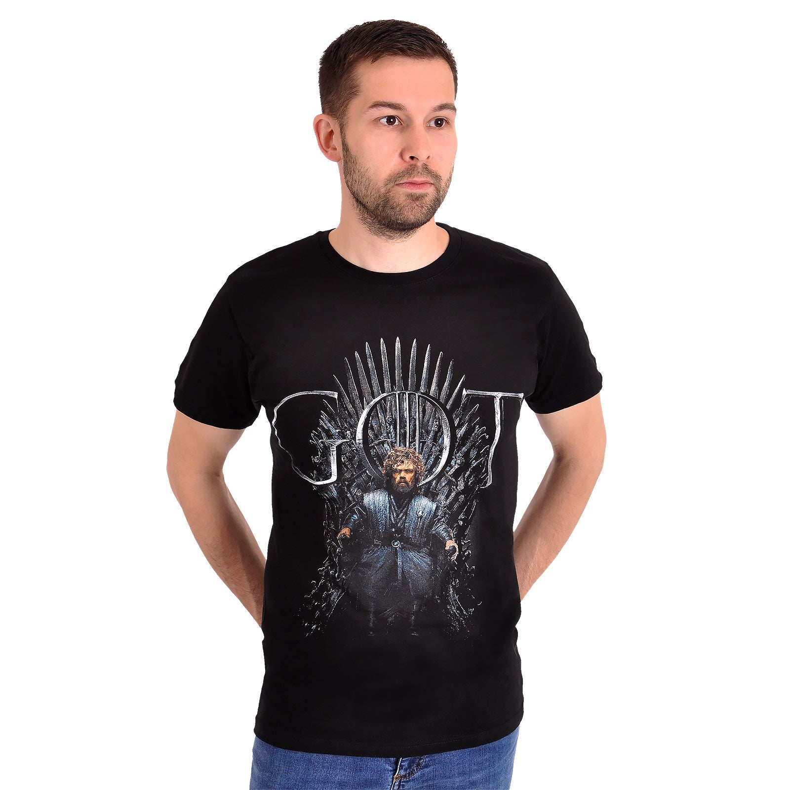 Productafbeelding Game of Thrones - Tyrion Voor De Troon T-shirt zwart