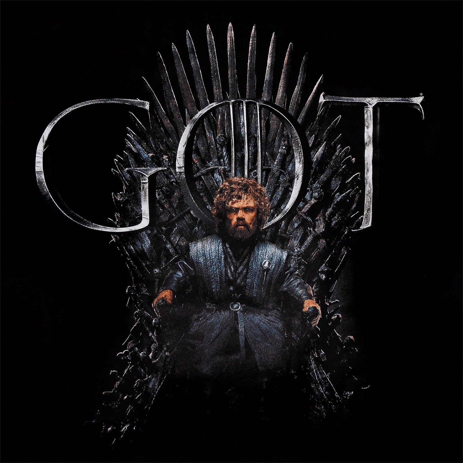 Productafbeelding Game of Thrones - Tyrion Voor De Troon T-shirt zwart