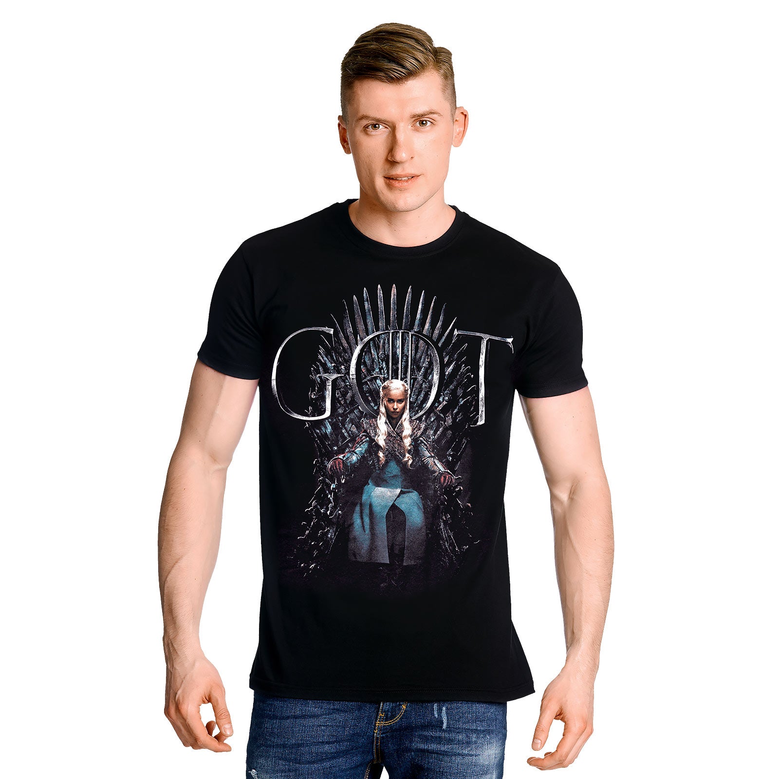 Produktbild Game of Thrones - Daenerys For The Throne T-Shirt schwarz