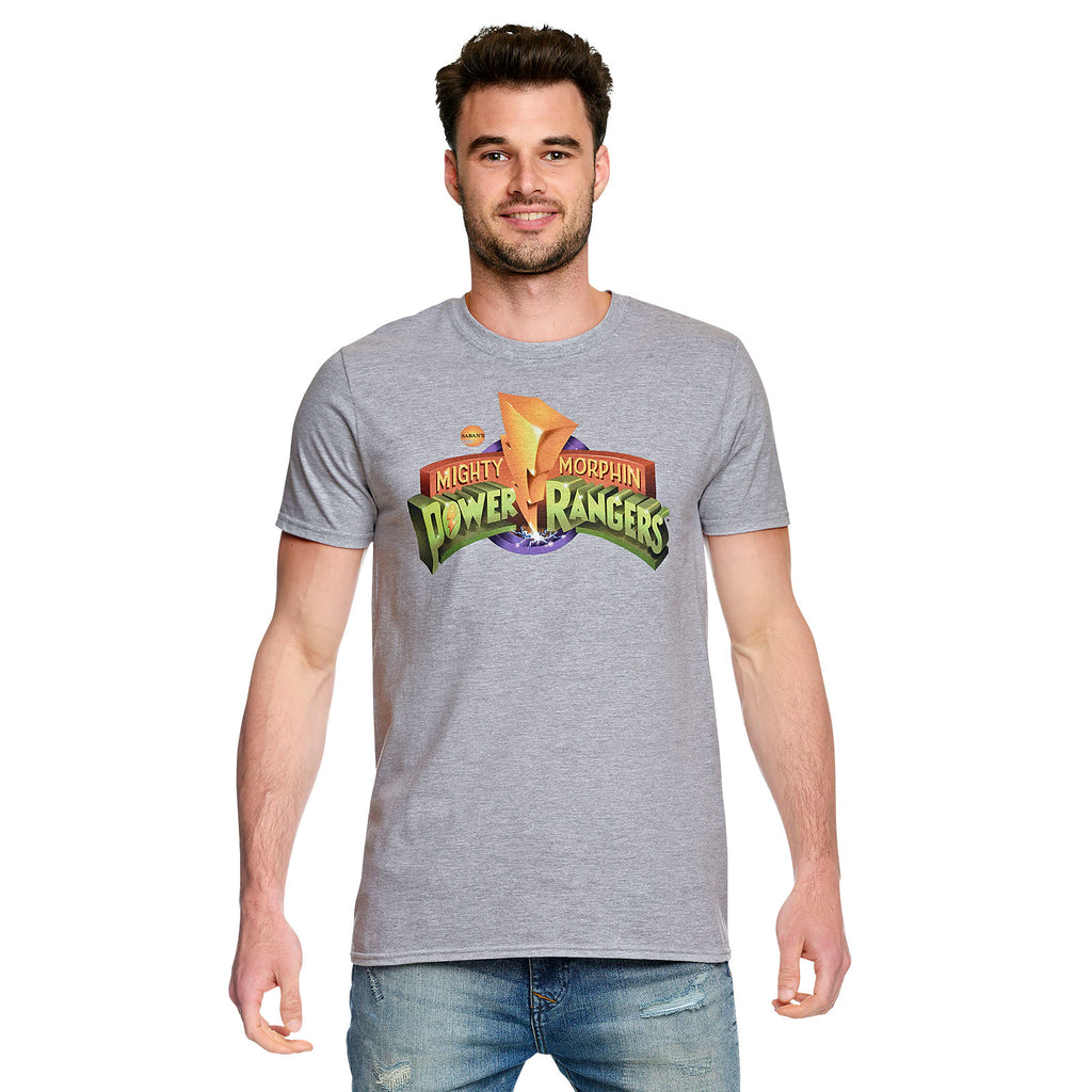 Image produit Power Rangers - T-shirt logo gris