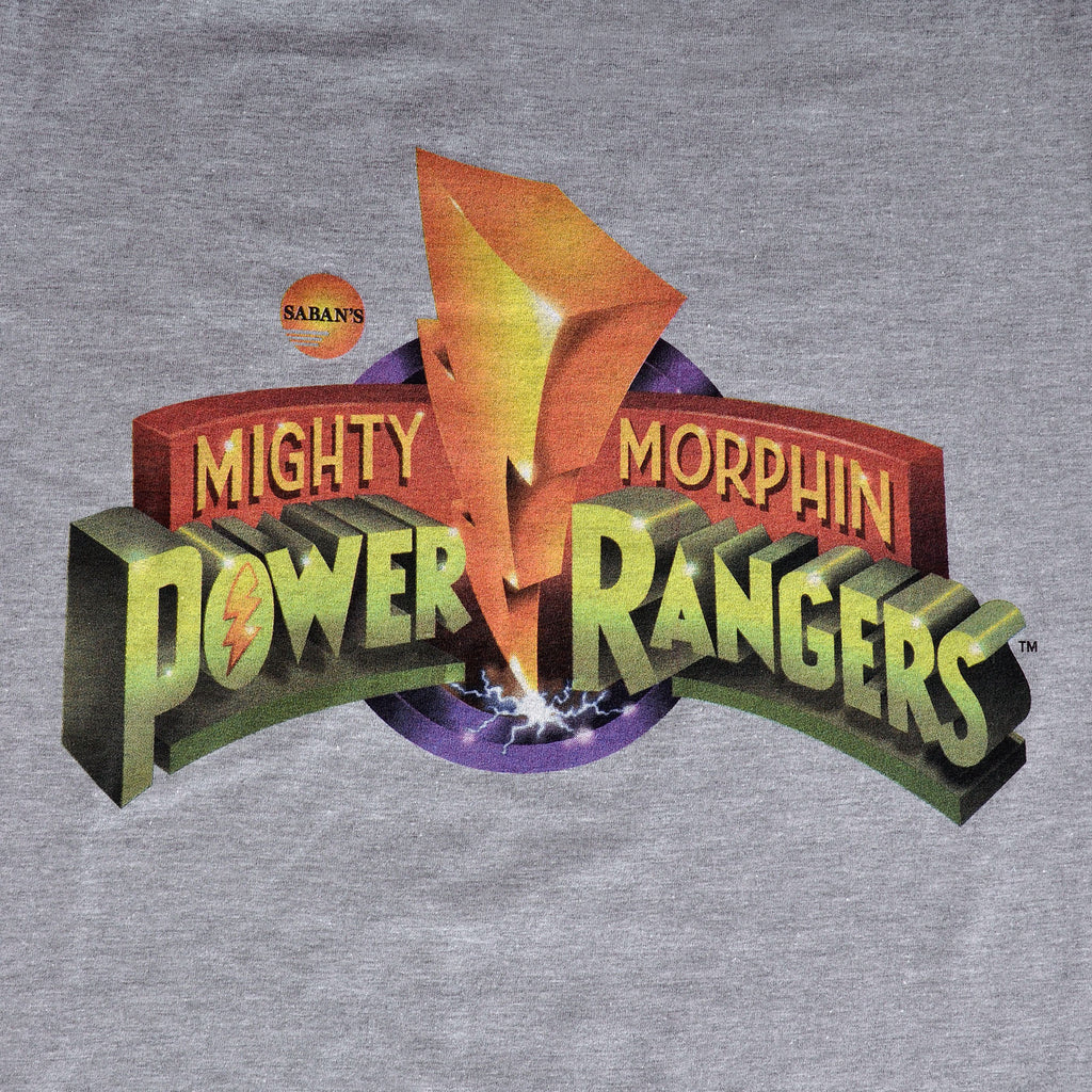 Image produit Power Rangers - T-shirt logo gris