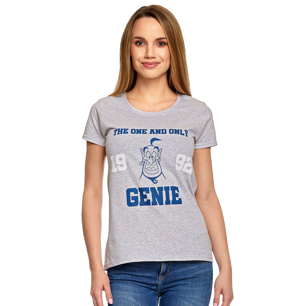 Image produit Aladdin - T-shirt femme Genie gris