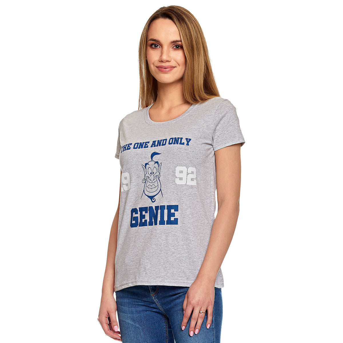 Image produit Aladdin - T-shirt femme Genie gris