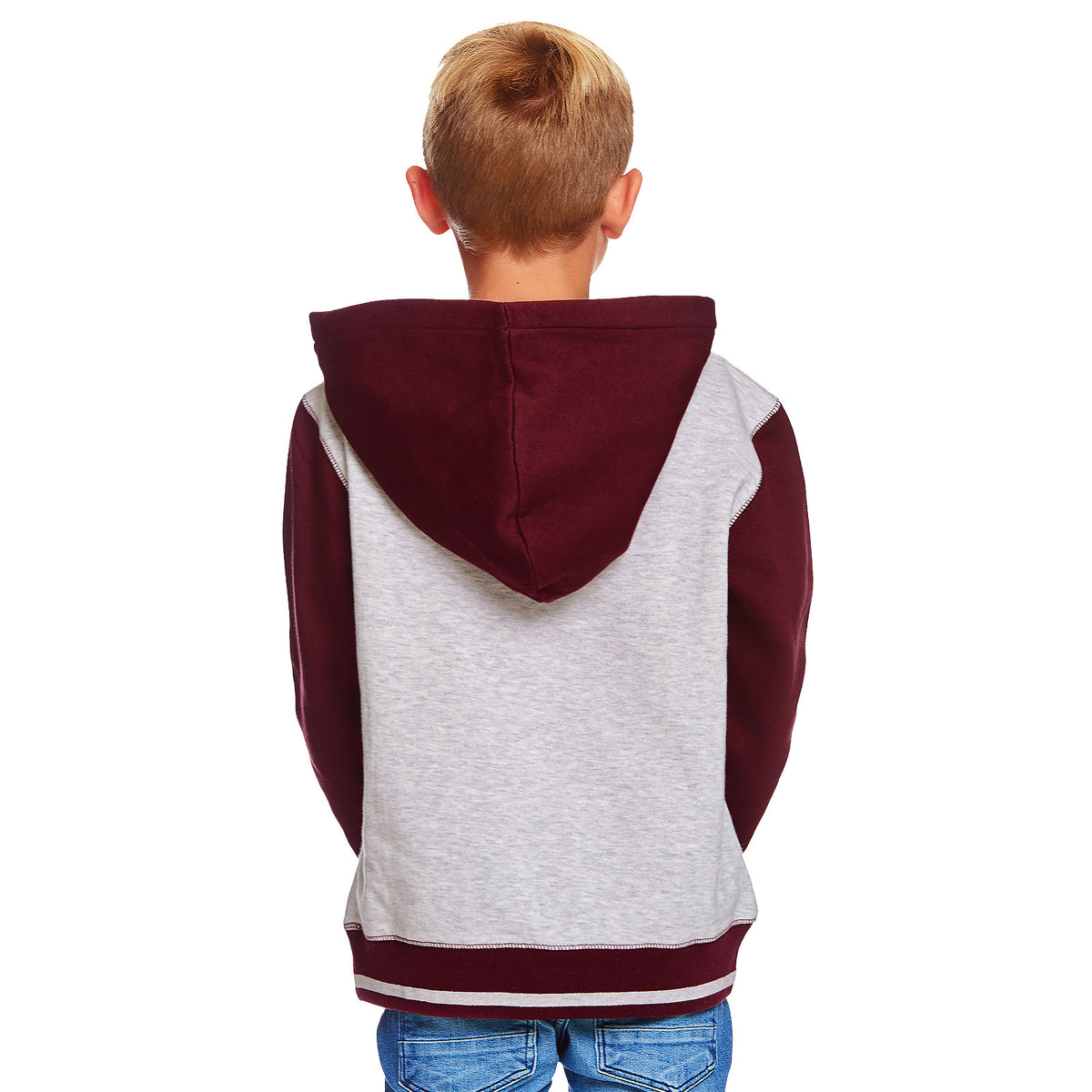 Image produit Harry Potter - Sweat à capuche Gryffondor pour enfants gris-rouge