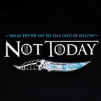Image produit T-shirt Not Today pour les fans de Game of Thrones Noir