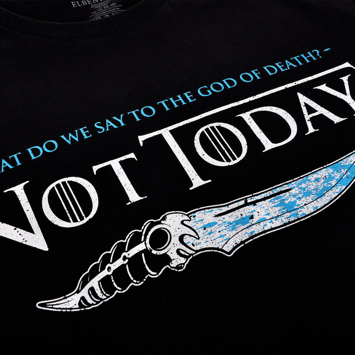Image produit T-shirt Not Today pour les fans de Game of Thrones Noir