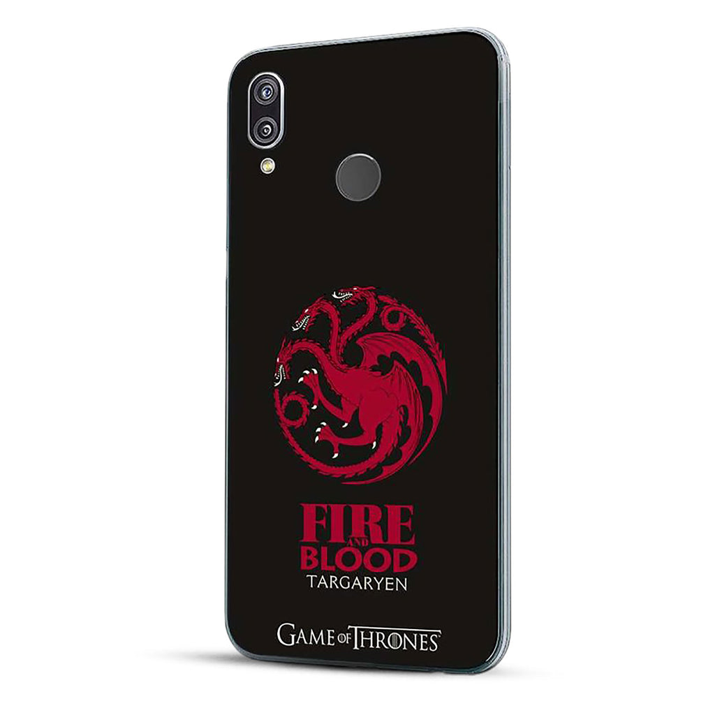 Produktbild Game of Thrones - Targaryen Wappen Huawei P20 Lite Handyhülle Silikon schwarz
