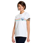 Image produit Lilo & Stitch - T-shirt Femme Be Nice Blanc