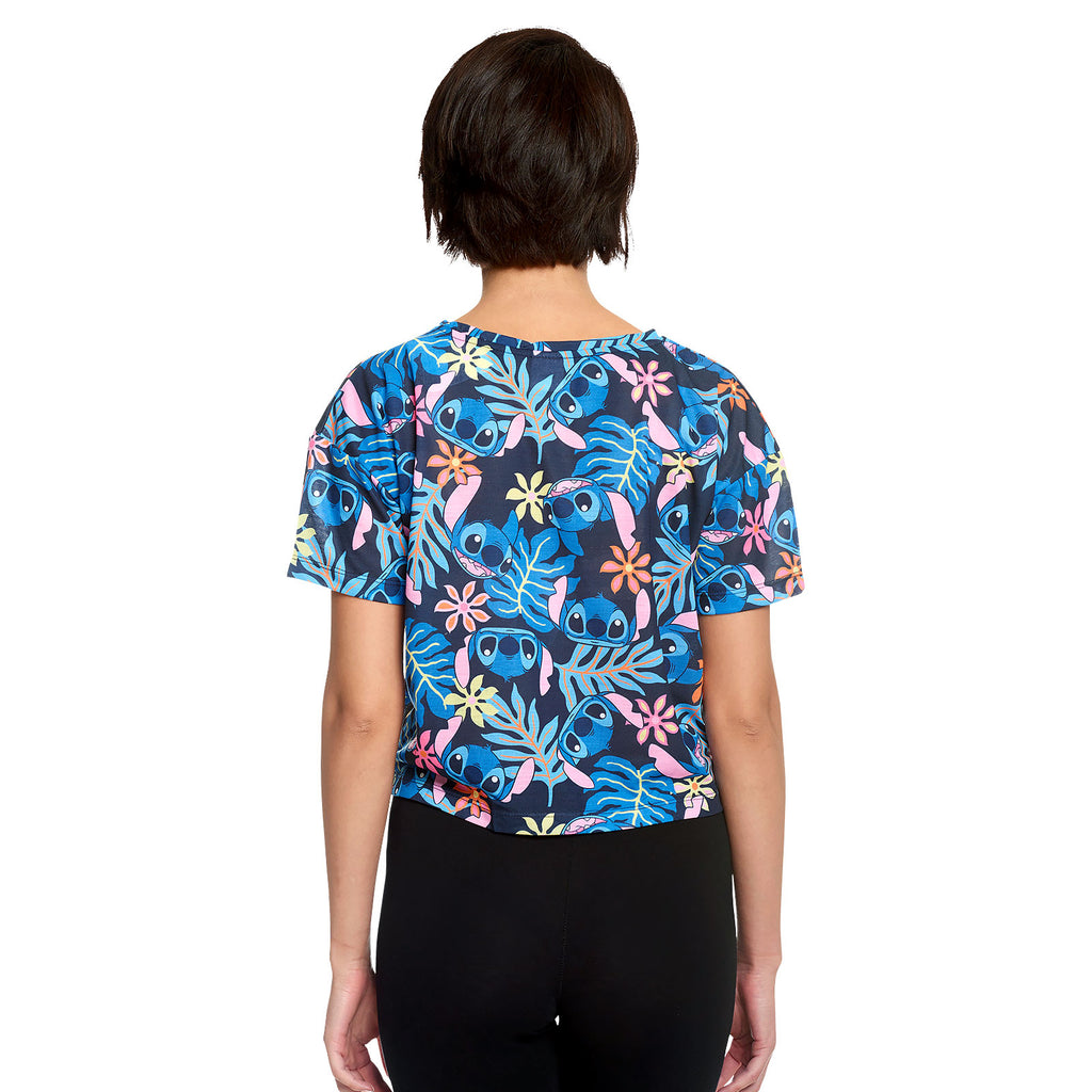 Produktbild Lilo & Stitch - Aloha Stitch T-Shirt Damen mit Knoten