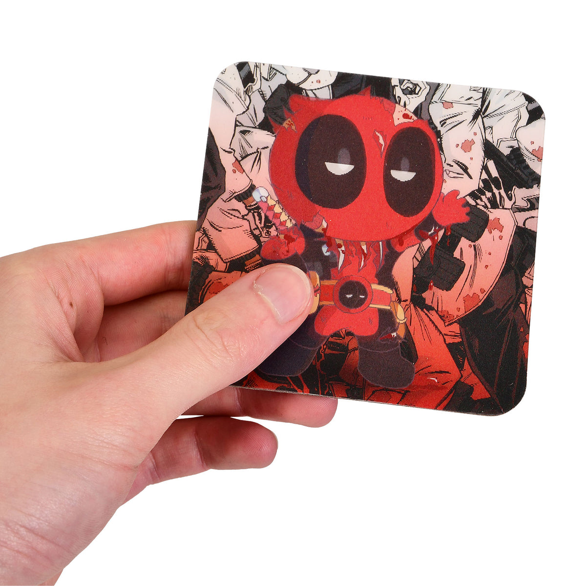 Produktbild Deadpool 3D Untersetzer 4er Set
