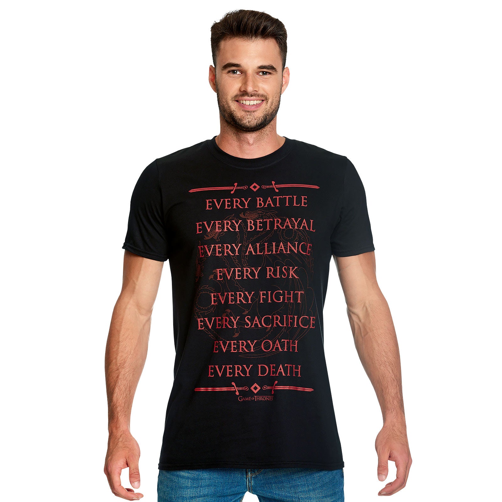 Produktbild Targaryen For The Throne T-Shirt schwarz - Game of Thrones