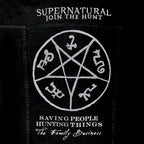 Productafbeelding Supernatural - Duivelsval spijkerjack dames zwart