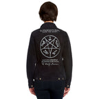 Productafbeelding Supernatural - Duivelsval spijkerjack dames zwart