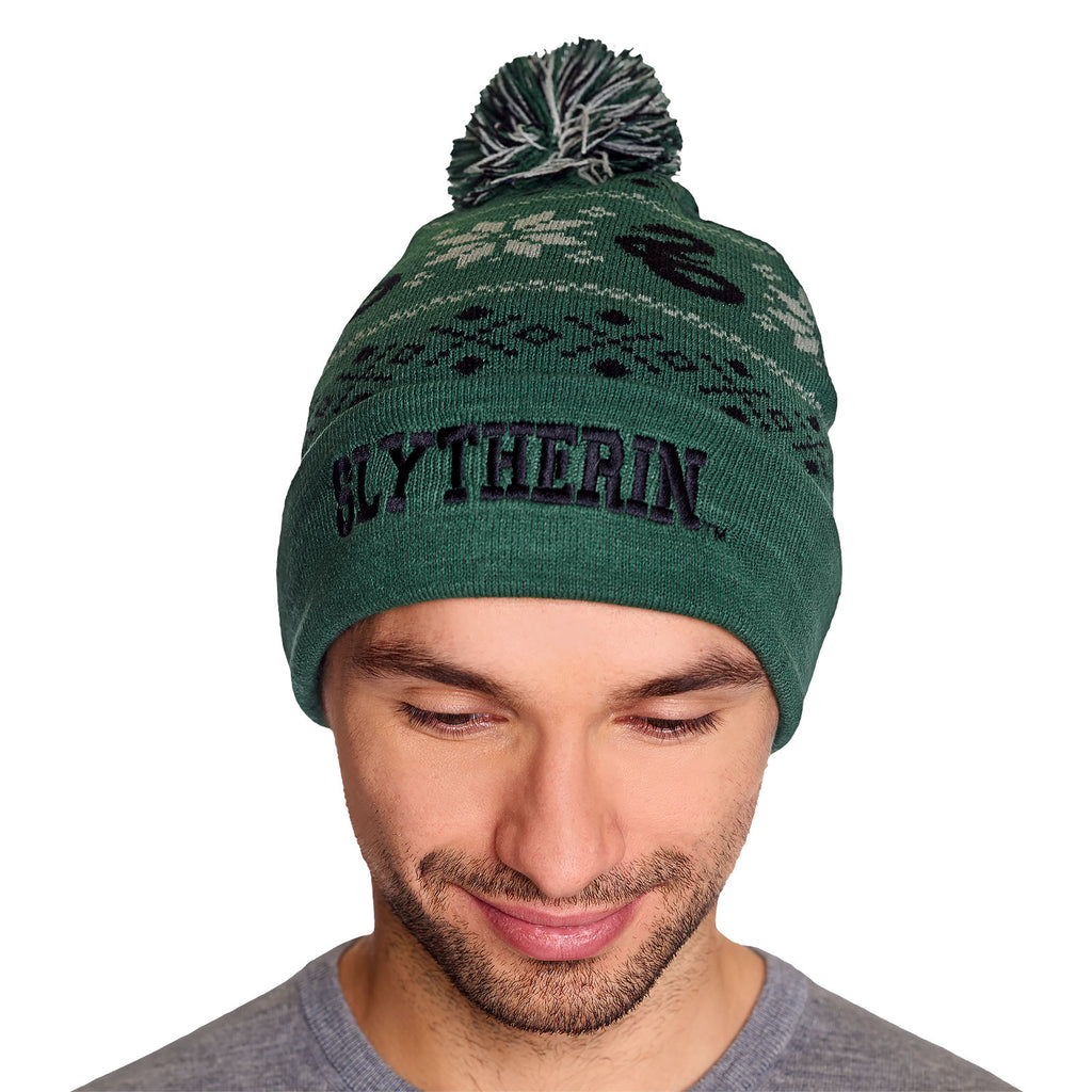 Produktbild Harry Potter - Slytherin Norwegermütze grün