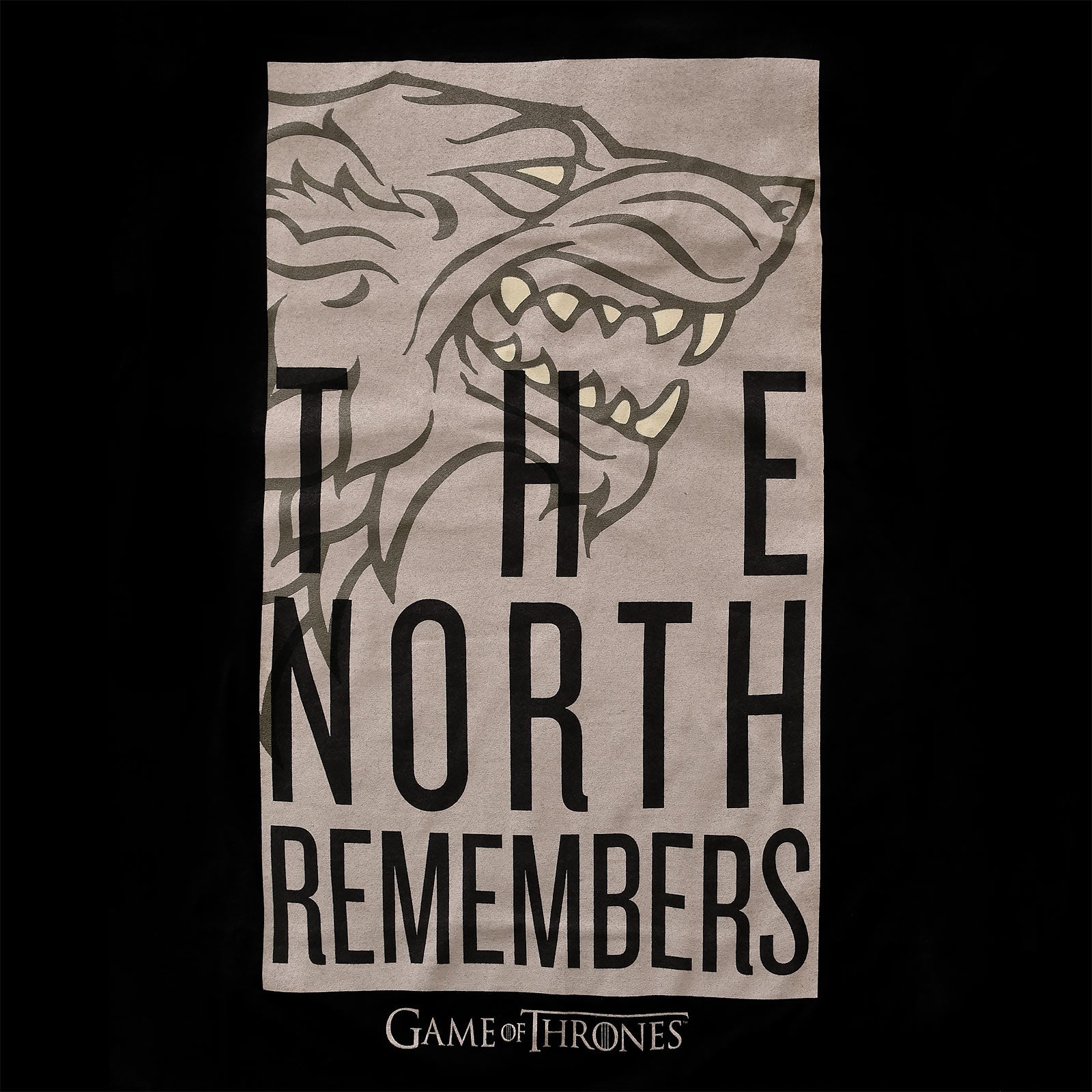 Image produit Game of Thrones - Le Nord se souvient Stark T-Shirt noir