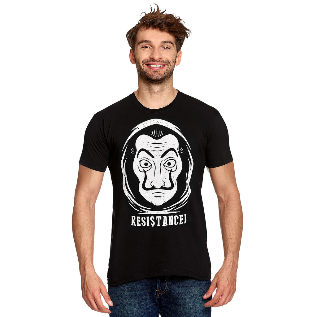 Productafbeelding Resistance T-Shirt voor fans van La Casa de Papel zwart