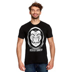 Productafbeelding Resistance T-Shirt voor fans van La Casa de Papel zwart