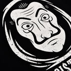 Productafbeelding Resistance T-Shirt voor fans van La Casa de Papel zwart