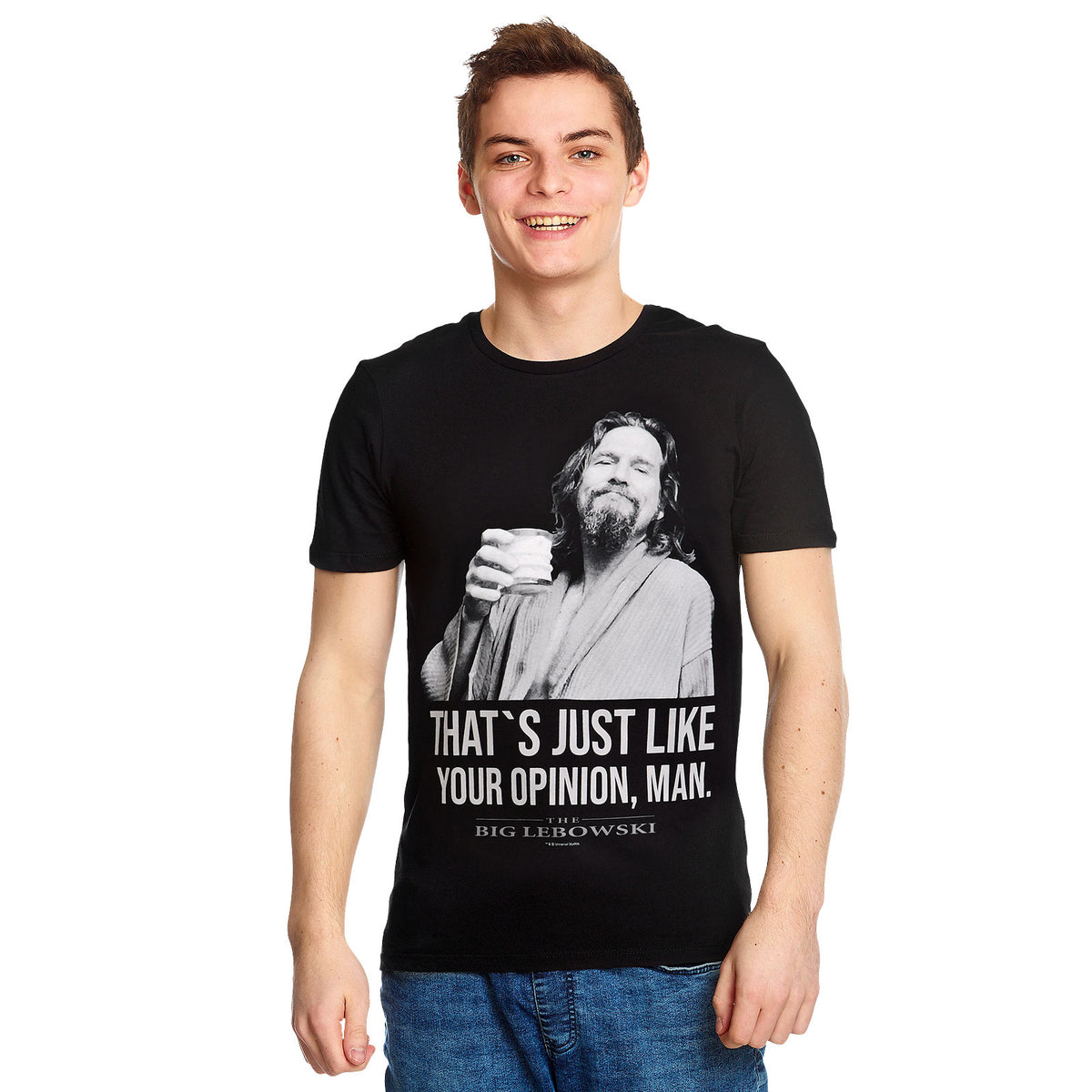 Productafbeelding The Big Lebowski - Dude T-shirt zwart