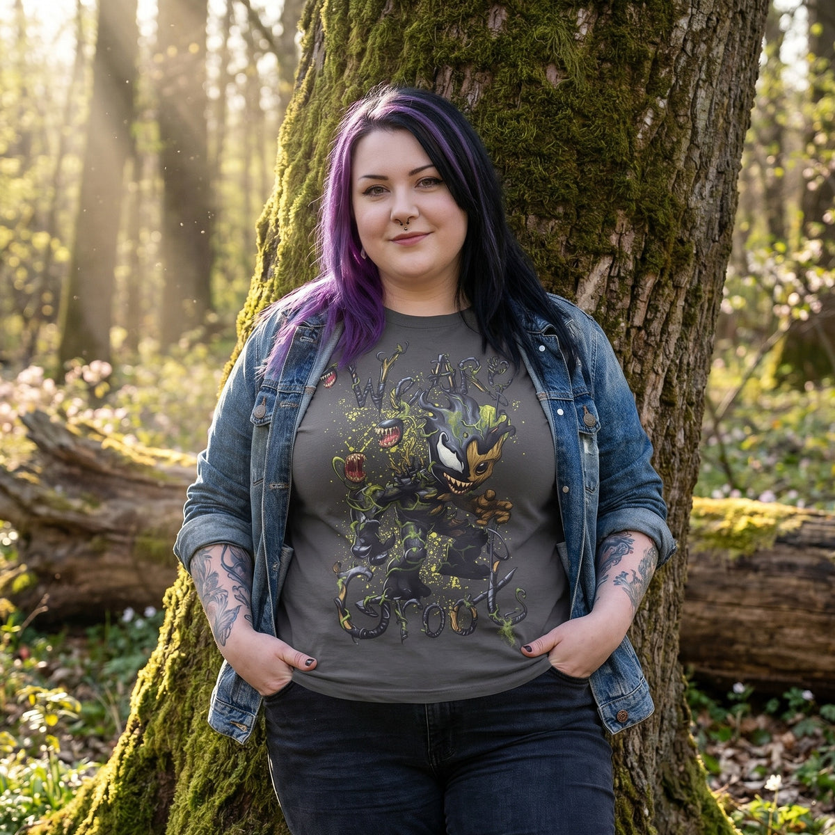 Produktbild Guardians of the Galaxy - Venomized Groot T-Shirt grau