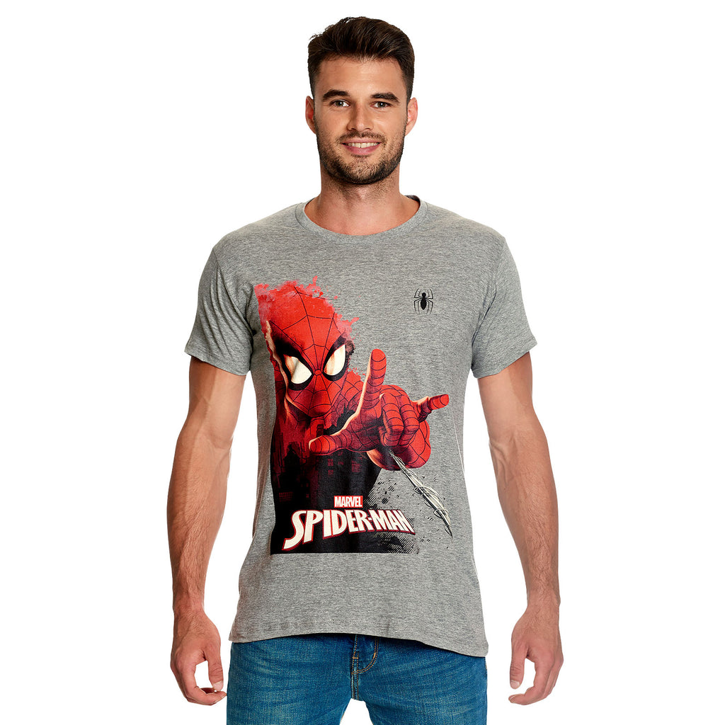 Productafbeelding Spider-Man - Attack T-shirt grijs
