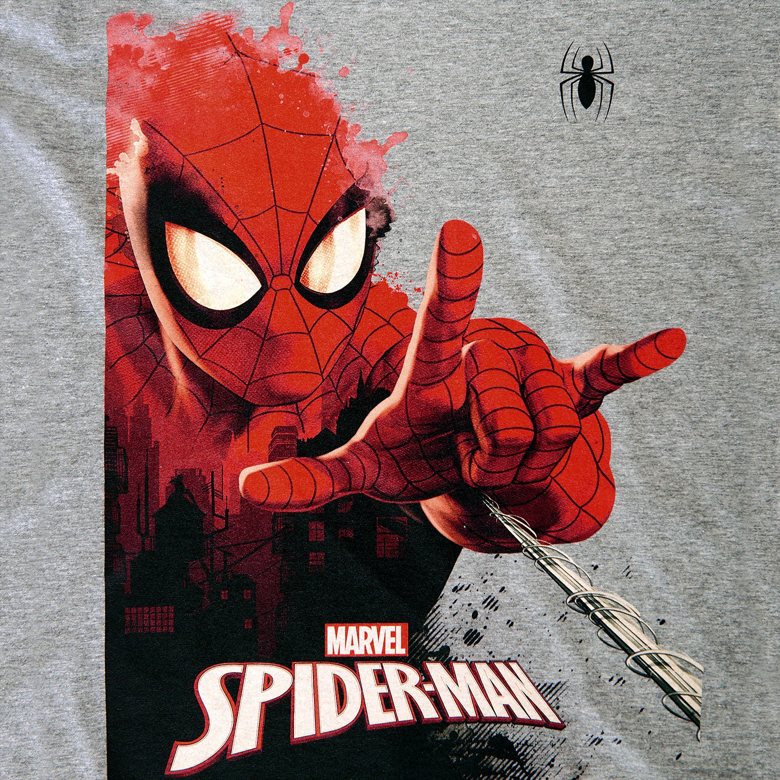 Productafbeelding Spider-Man - Attack T-shirt grijs