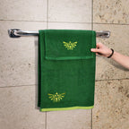 Produktbild Zelda - Hyrule Logo Handtücher mit Waschlappen 3er Set