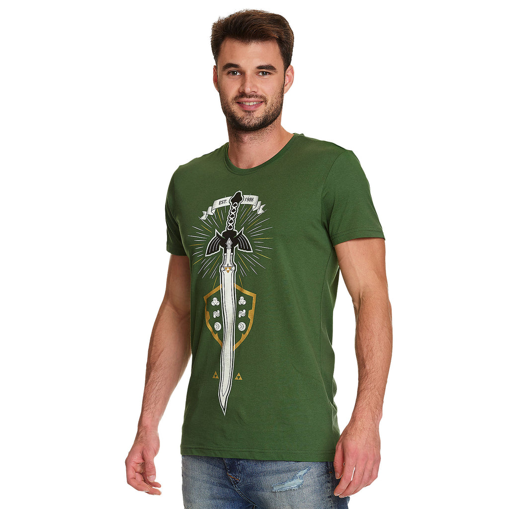 Productafbeelding Zelda - Master Sword T-shirt groen