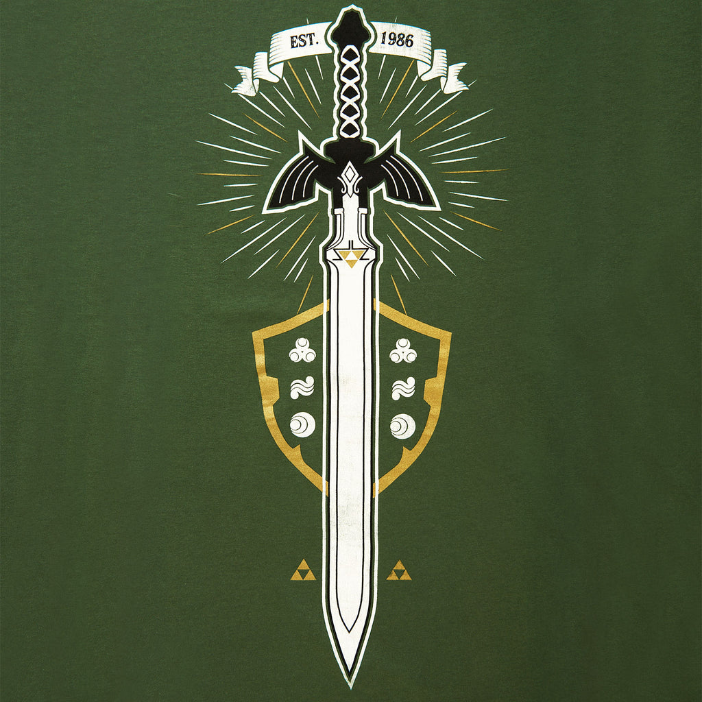 Productafbeelding Zelda - Master Sword T-shirt groen