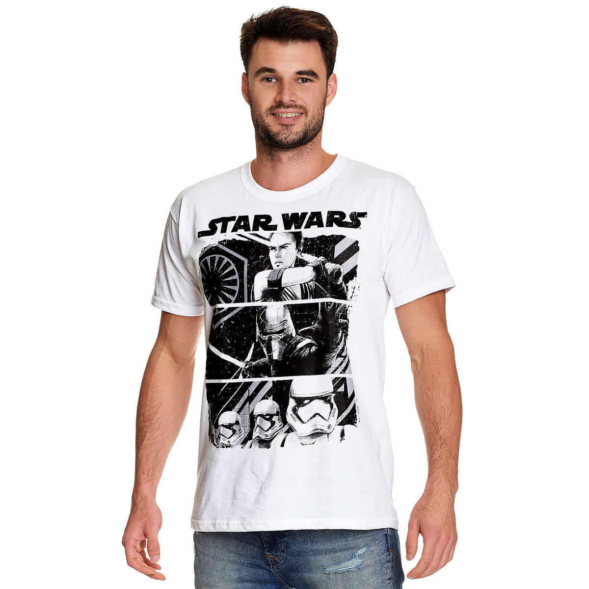 Image produit Star Wars - T-shirt Fighting Forces blanc