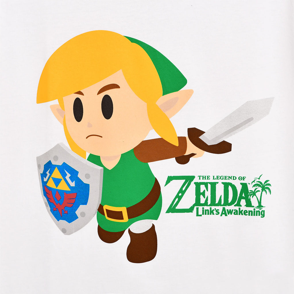 Image produit Zelda - T-shirt blanc Link's Awakening
